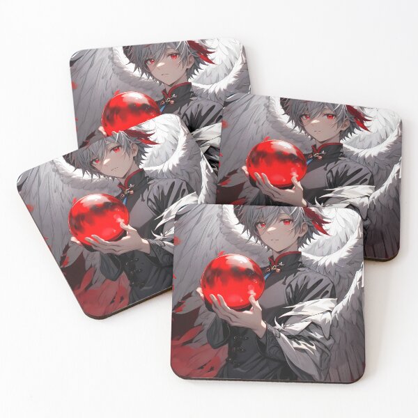 Item preview, Kaworu Nagisa Neon Genesis Evangelion Angel Orb Symbolic Red Anime designed and sold by PMartistStudio.