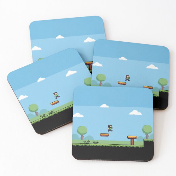 Item preview, Retro Hero Pixel Art Print designed and sold by Majorprint.