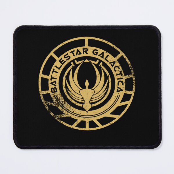 Item preview, Battlestar Galactica Patch Distressed Logo designed and sold by CMSenseiStore.