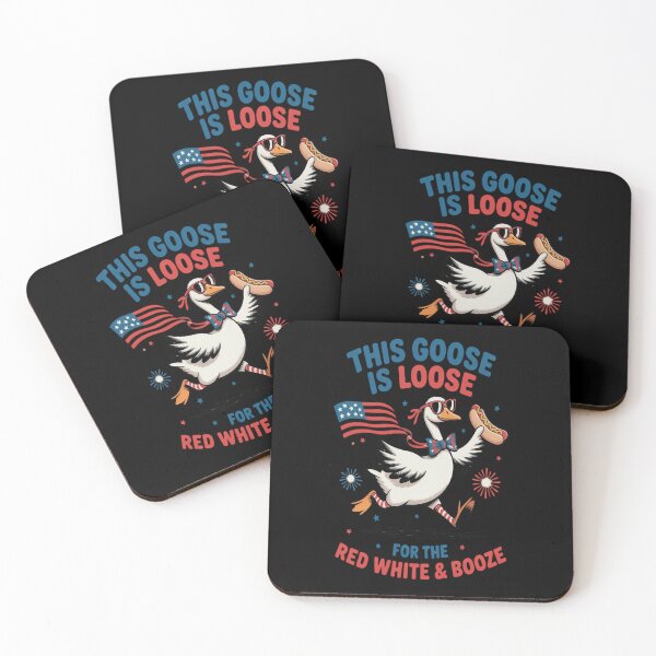 Item preview, This Goose Is Loose 4th of July Red White &Booze 1 designed and sold by StuffNestie.