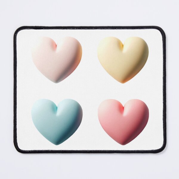 Item preview, Four pastel hearts, hand drawn aesthetic designed and sold by AlanyaArtX.
