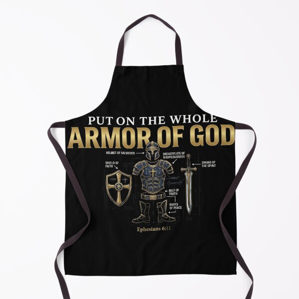 Item preview, Whole Armor Of God Ephesians 6:11 Christian Warrior T-Shirt designed and sold by SayIt-Wear.