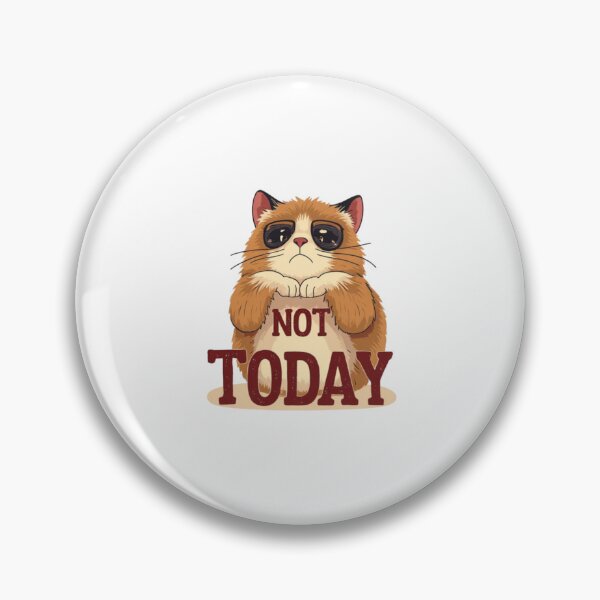 Item preview, Grumpy Cat Not Today Funny Cat Design designed and sold by esign-Chefin.