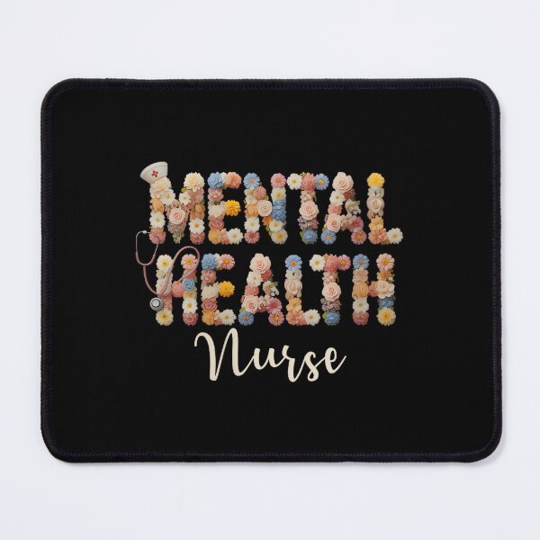 Item preview, Women's Cottagecore Mental Health Nurse Wellness Graduation designed and sold by CherylCGarrison.