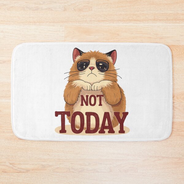 Item preview, Grumpy Cat Not Today Funny Cat Design designed and sold by esign-Chefin.