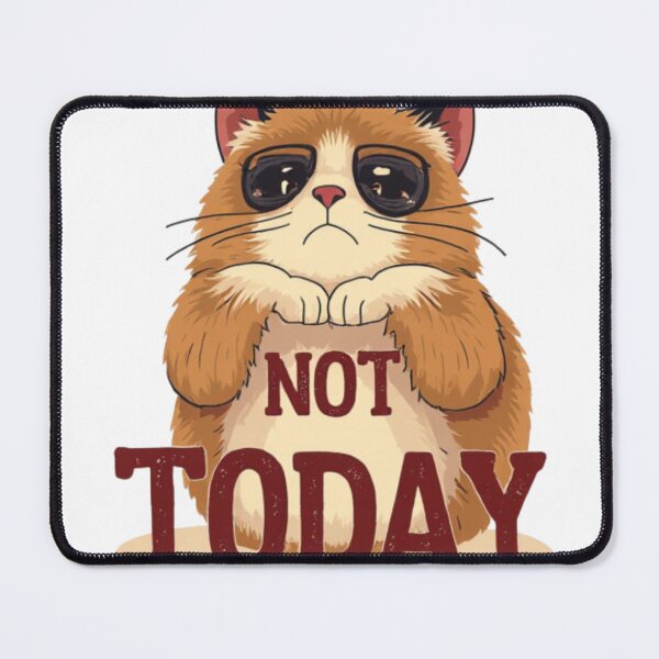 Item preview, Grumpy Cat Not Today Funny Cat Design designed and sold by esign-Chefin.