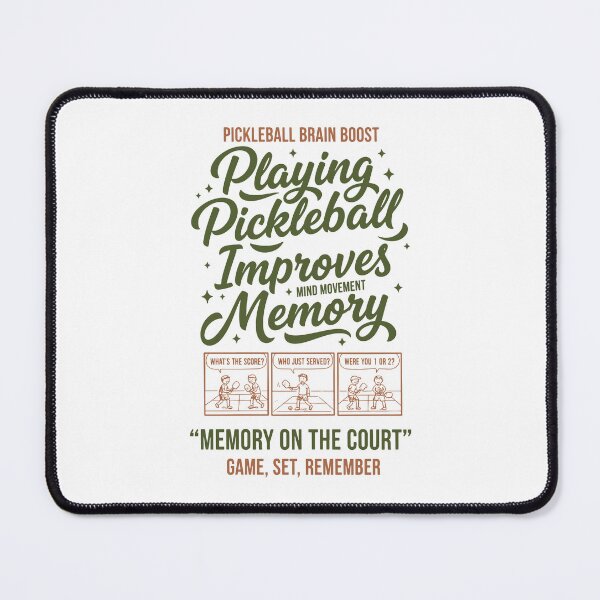 Item preview, Pickleball Player Playing Pickle Ball Memory On designed and sold by LuminOrb.