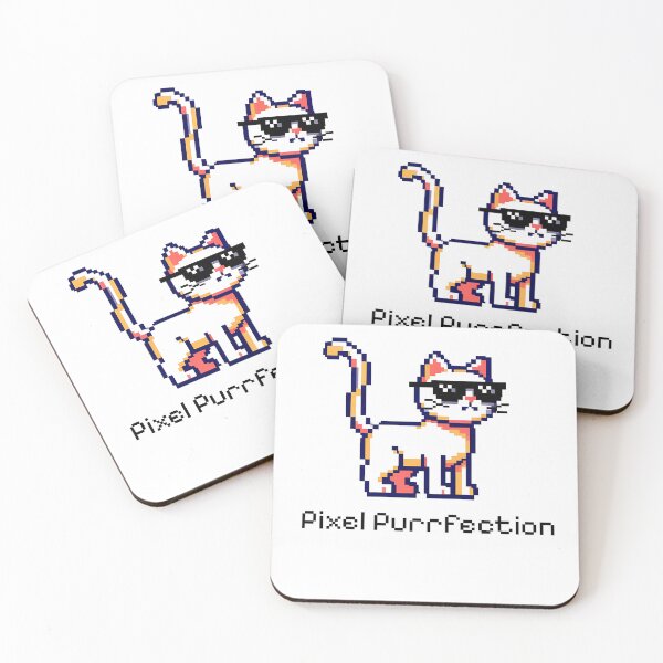Item preview, Pixel Purrfection designed and sold by BitPlease.