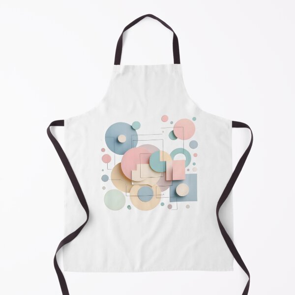 Item preview, Minimalist pastel geometric abstract organic shapes modern art designed and sold by AlanyaArtX.