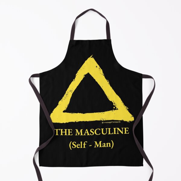 Item preview, Masculine - Neolithic Cipher - Self and Man - Minimalist T-Shirt - #2 designed and sold by Message from Earth.
