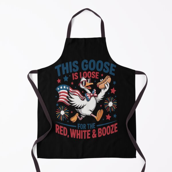 Item preview, This Goose Is Loose 4th of July Red White &Booze designed and sold by StuffNestie.
