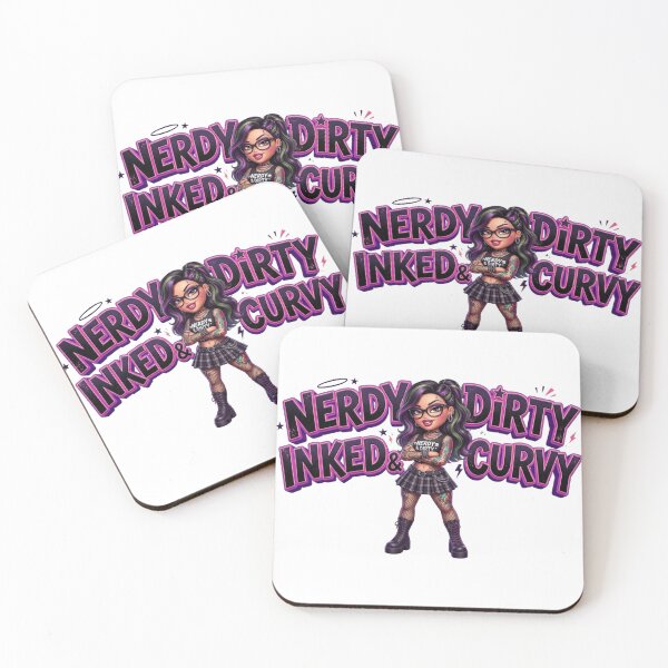 Item preview, Nerdy Dirty Inked & Curvy designed and sold by bleedsbluedesigns.