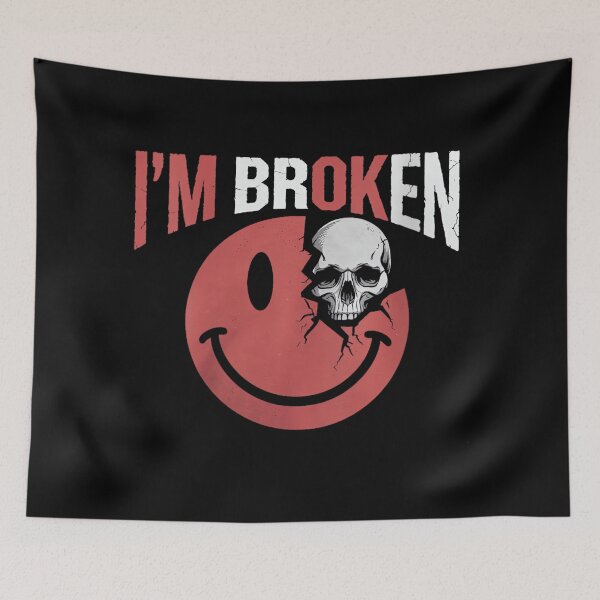 Item preview, Women's I'm Ok I'm Broken Tshirt Invisible Illness Mental Health designed and sold by CherylCGarrison.