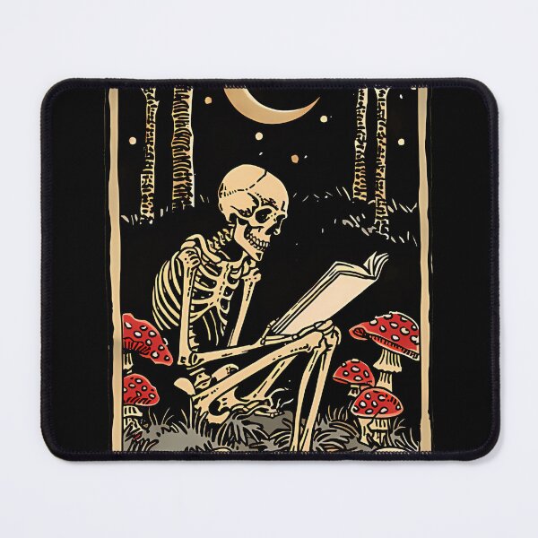 Item preview, The Reader Antique Tarot Cartomancy - Skull And Mushrooms With Moon designed and sold by EfrainHalvorson.