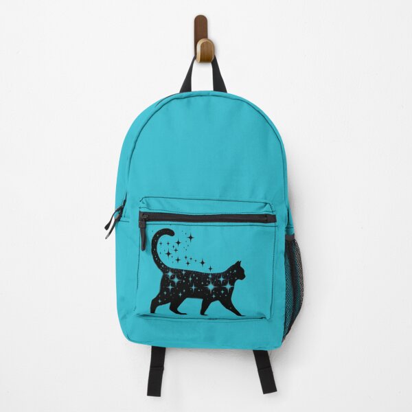 Item preview, Magical stardust black Cat, mystical galaxy feline designed and sold by AlanyaArtX.