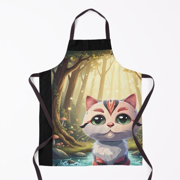 Item preview, Cute Cartoon Cat in Forest designed and sold by didiersoyer.