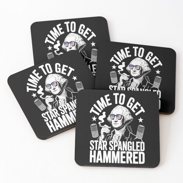 Item preview, Time To Get Star Spangled Hammered 4th Of July George.W designed and sold by StuffNestie.