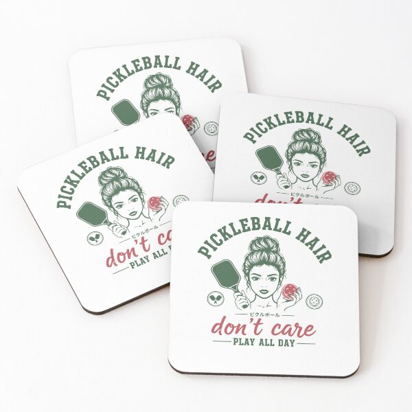 Item preview, Pickleball Hair Dont Care Play All Day Funny designed and sold by LuminOrb.