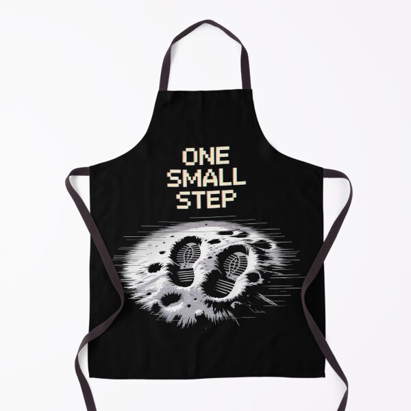 Item preview, One Small Step Retro Pixel Art Lunar Footprints designed and sold by SplashTastic.