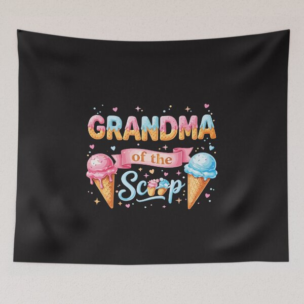 Item preview, Grandma of the Scoop Ice Cream Baby Shower Gender Reveal Gift designed and sold by kiralynstration.