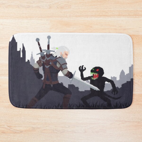 Item preview, Witcher Pixel Art Monster Hunt Tee designed and sold by Majorprint.