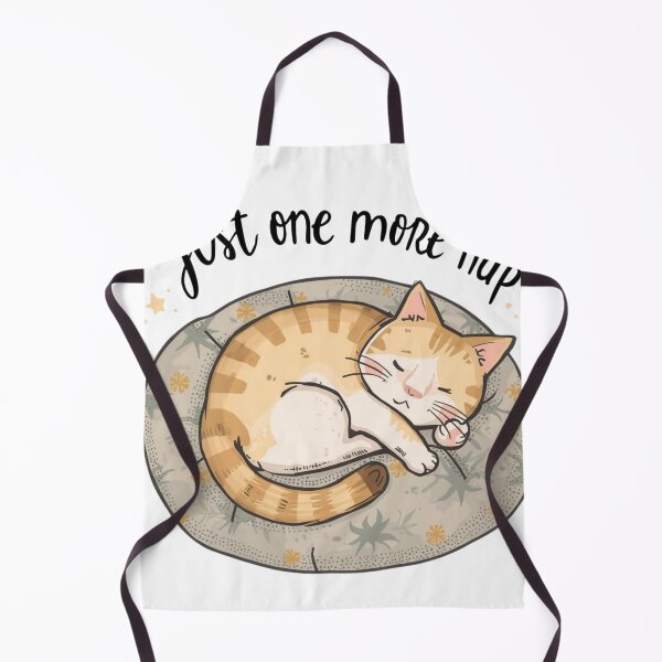 Item preview, Just One More Nap – Cute Sleepy Cat Illustration designed and sold by catcurio.