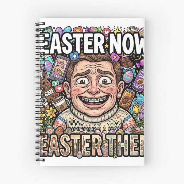Item preview, Easter Now vs Then – Modern Chaos Meets Tradition Sticker designed and sold by Imaginarium of Chaos falcon88 .