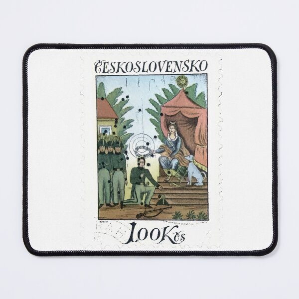 Item preview, Czech Republic Look Vintage Postage Stamp designed and sold by red-amber65.