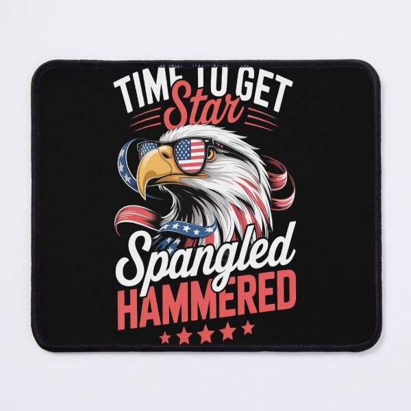 Item preview, Time to Get Star Spangled Hammered Funny 4th of July designed and sold by StuffNestie.