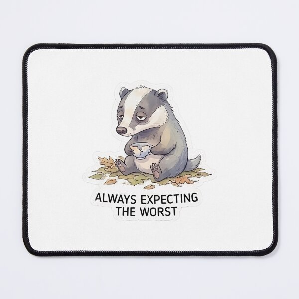 Item preview, Sad Raccon sticker designed and sold by M.O.K..