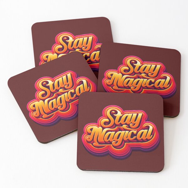 Item preview, STAY MAGİCAL retro 70s aesthetic typography  designed and sold by AlanyaArtX.