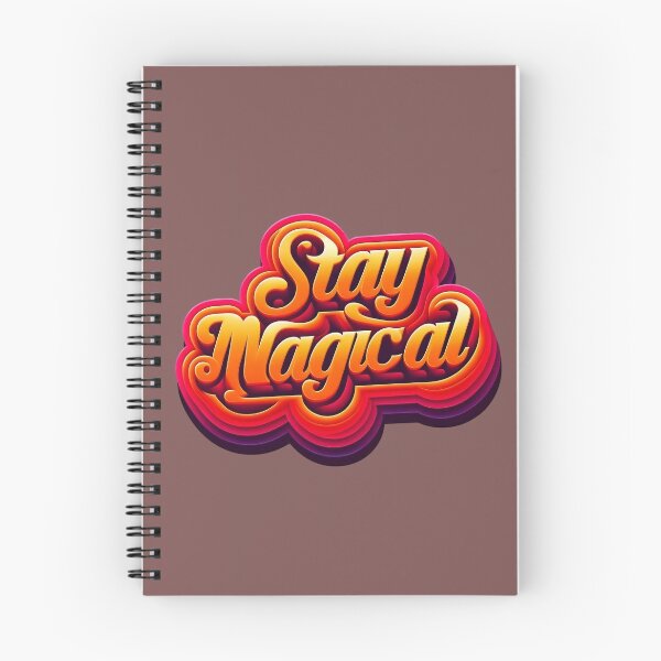 Item preview, STAY MAGİCAL retro 70s aesthetic typography  designed and sold by AlanyaArtX.