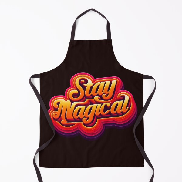 Item preview, STAY MAGİCAL retro 70s aesthetic typography designed and sold by AlanyaArtX.