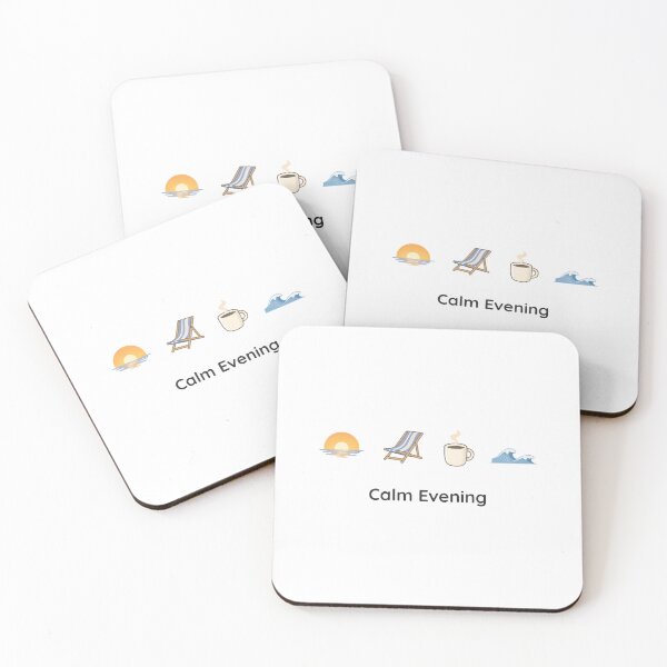 Item preview, Calm Sunset – Peaceful Beach Evening Alone Time designed and sold by WorkXPlay.