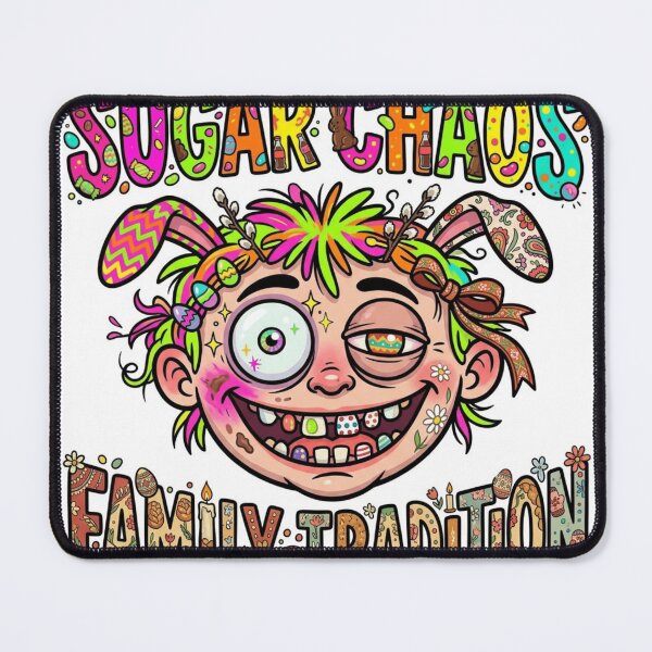 Item preview, Sugar Chaos vs Family Tradition – Easter Sticker designed and sold by Imaginarium of Chaos falcon88 .