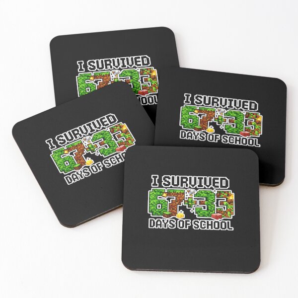 Item preview, I Survived 67 33 Days of School Pixel Game Style Funny  designed and sold by gladysenglish.