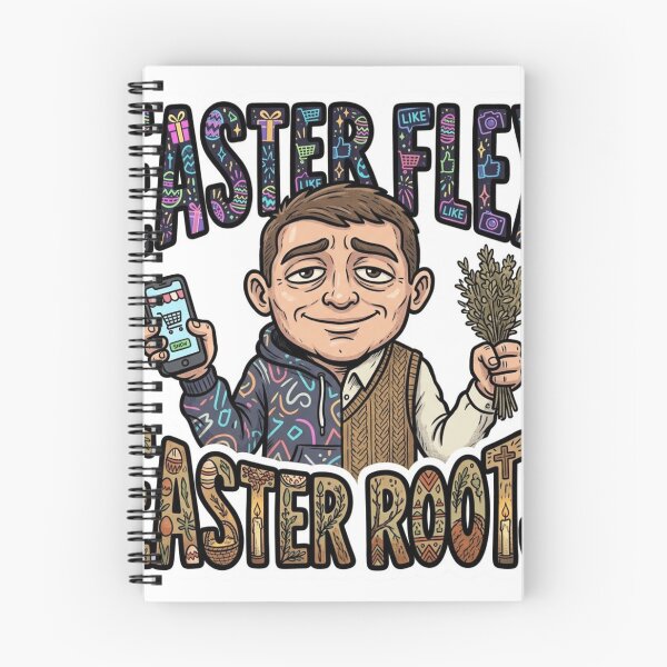 Item preview, Easter Flex vs Easter Roots – Funny Parody Sticker designed and sold by Imaginarium of Chaos falcon88 .