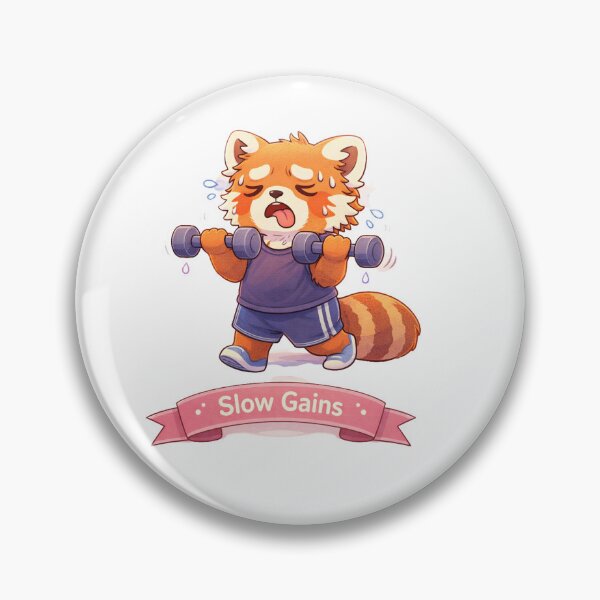 Item preview, Slow Gains – Panda Gym designed and sold by Creative and Humorous Arts.
