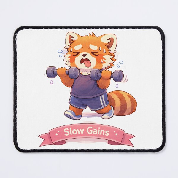 Item preview, Slow Gains – Panda Gym designed and sold by Creative and Humorous Arts.