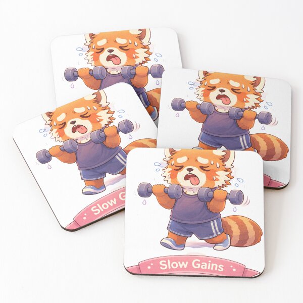 Item preview, Slow Gains – Panda Gym designed and sold by Creative and Humorous Arts.