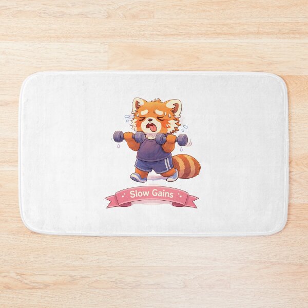 Item preview, Slow Gains – Panda Gym designed and sold by Creative and Humorous Arts.