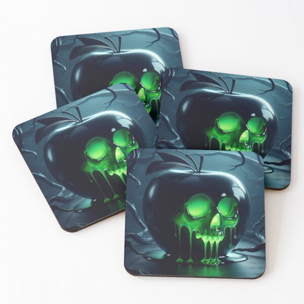 Item preview, Fatal temptation, glowing posion Apple art designed and sold by AlanyaArtX.