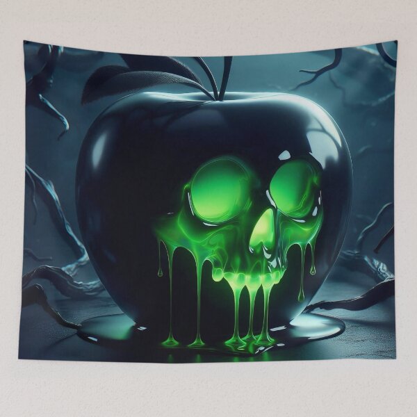 Item preview, Fatal temptation, glowing posion Apple art designed and sold by AlanyaArtX.