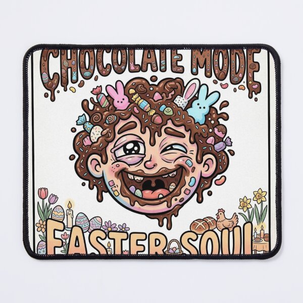 Item preview, Chocolate Mode vs Easter Soul – Holiday Fun Sticker designed and sold by Imaginarium of Chaos falcon88 .