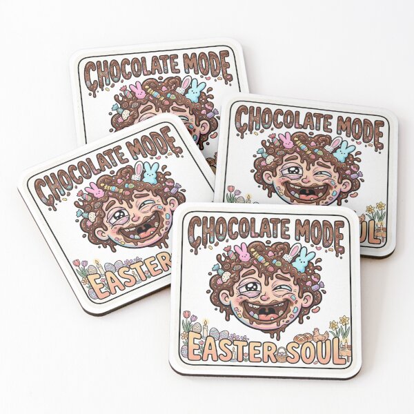Item preview, Chocolate Mode vs Easter Soul – Holiday Fun Sticker designed and sold by Imaginarium of Chaos falcon88 .
