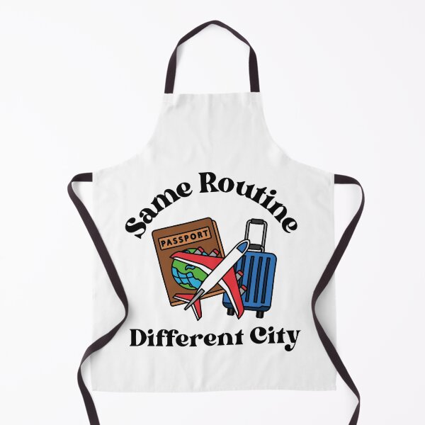 Item preview, Same Routine Different City Travel Quote designed and sold by SWETA HALDER.