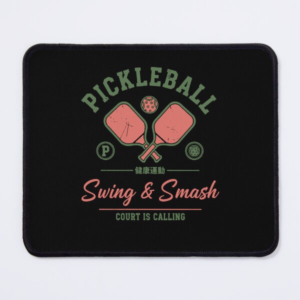 Item preview, Pickleball Funny Player Swing And Smash Court designed and sold by LuminOrb.