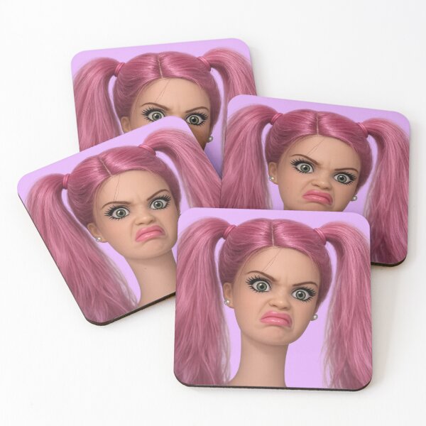 Item preview, Funny Disgusted Doll Face Meme designed and sold by The Art by Rossouw.
