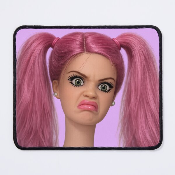 Item preview, Funny Disgusted Doll Face Meme designed and sold by The Art by Rossouw.