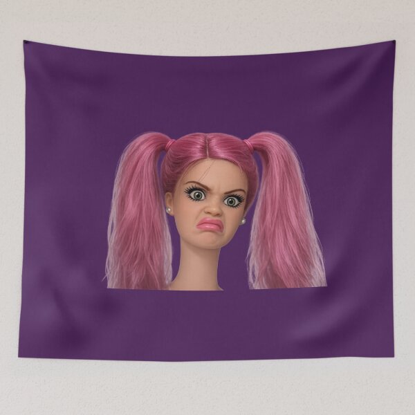 Item preview, Funny Disgusted Doll Face Meme designed and sold by The Art by Rossouw.